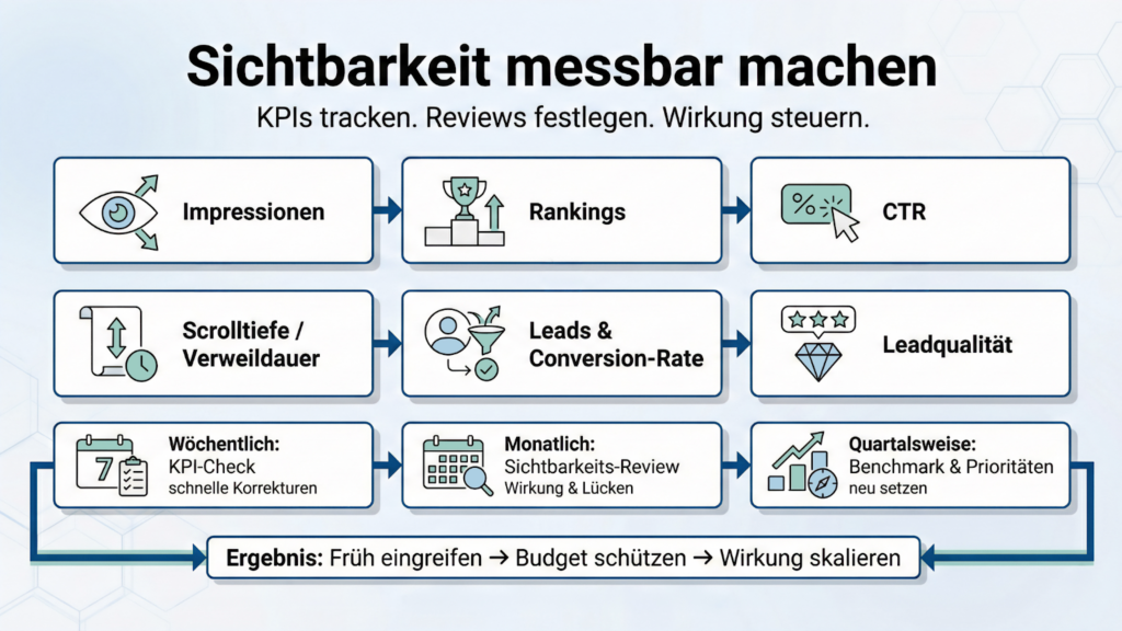 sichtbarer werden: Sichtbarkeit messbar machen